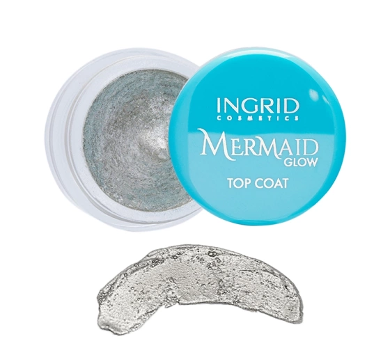 Ingrid x eZebra Mermaid Glow cień do powiek Top Coat 01 7g