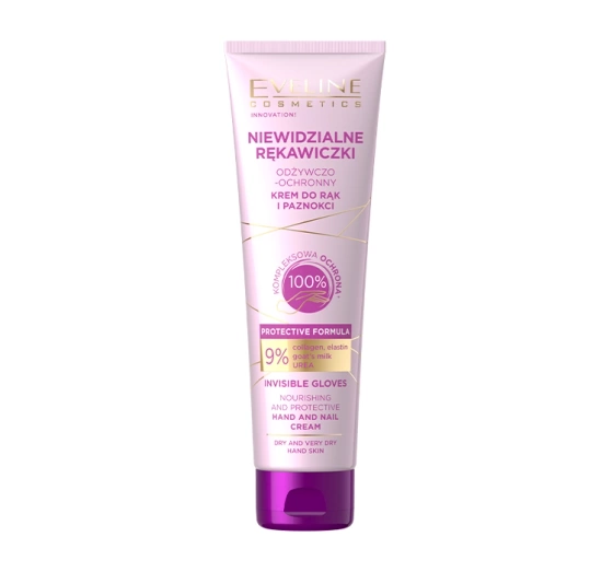 Eveline Cosmetics Niewidzialne Rękawiczki odżywczo-ochronny krem do rąk i paznokci 75 ml
