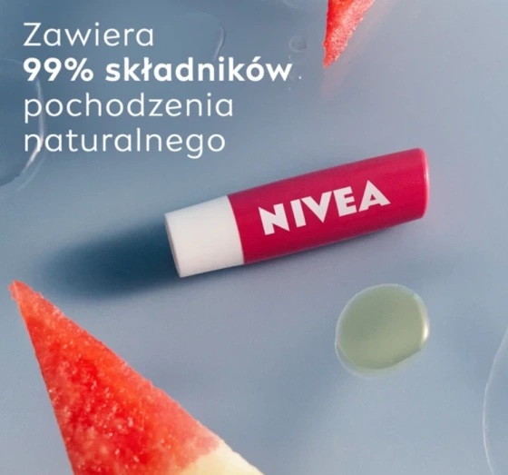 NIVEA pielęgnująca pomadka do ust Watermelon Shine 4,8 g