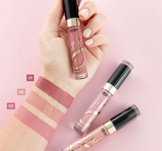 Hean Luxury Matte matowa pomadka w płynie 01 Amy 8 ml