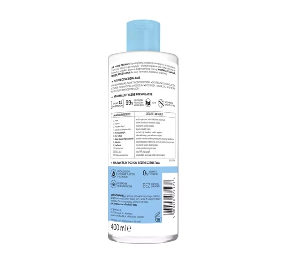 AA Pure Derma normalizująca woda micelarna 400 ml