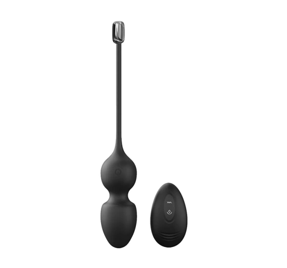 Dorcel Love Balls wibrujące kulki do ćwiczenia mięśni Kegla Black