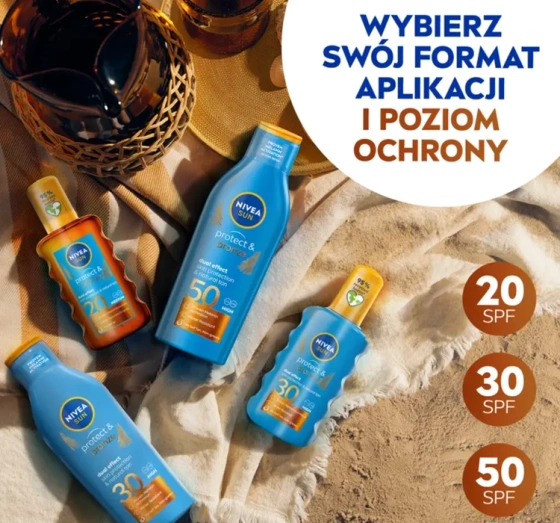 NIVEA SUN Protect&Bronze spray aktywujący opaleniznę SPF30 200 ml