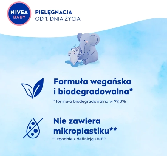 NIVEA BABY płyn do mycia łagodna kąpiel dla dzieci z pompką 450 ml