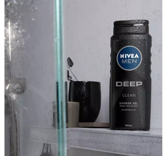 NIVEA MEN Deep żel pod prysznic z węglem 500 ml