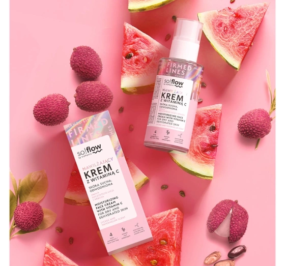 So!Flow nawilżający krem do twarzy z witaminą C skóra sucha i odwodniona 50ml