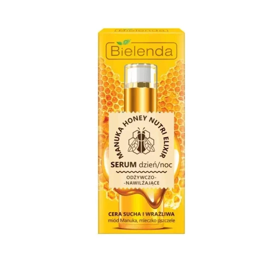 Bielenda Manuka Honey Nutri Elixir serum do twarzy na dzień i na noc 30 g