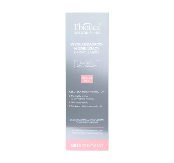 L'Biotica Estetic Clinic Meso Treatment wygładzająco-modelujące serum na noc 30 ml