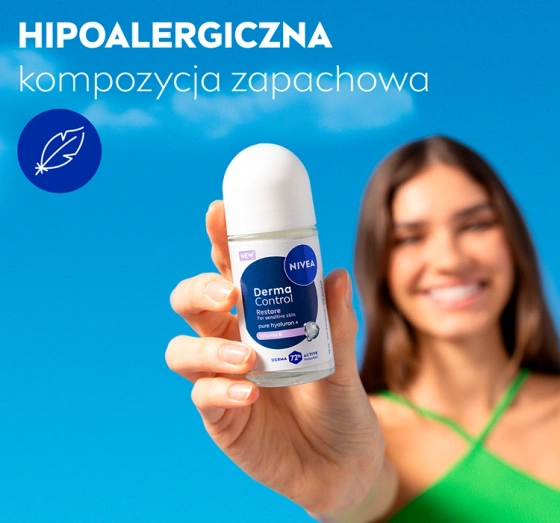 NIVEA Derma Control antyperspirant w kulce dla kobiet Restore 50 ml
