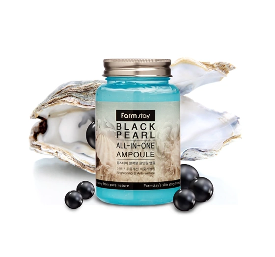 Farmstay Black Pearl rewitalizujące serum z ekstraktem z czarnej perły ampułka 250 ml