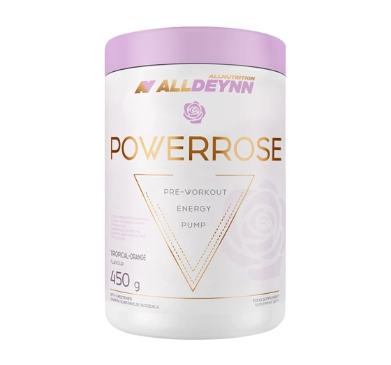 Allnutrition Alldeynn Powerrose przedtreningówka suplement diety Tropical-Orange 450 g