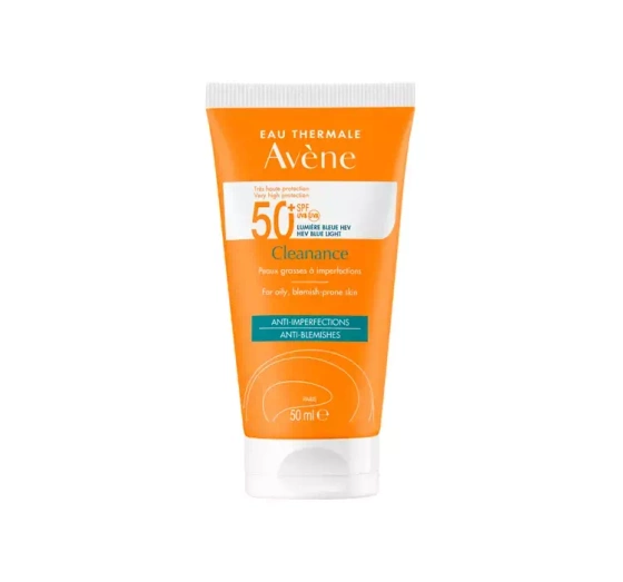 Avène Cleanance krem z bardzo wysoką ochroną przeciwsłoneczną dla skóry tłustej SPF50 50 ml