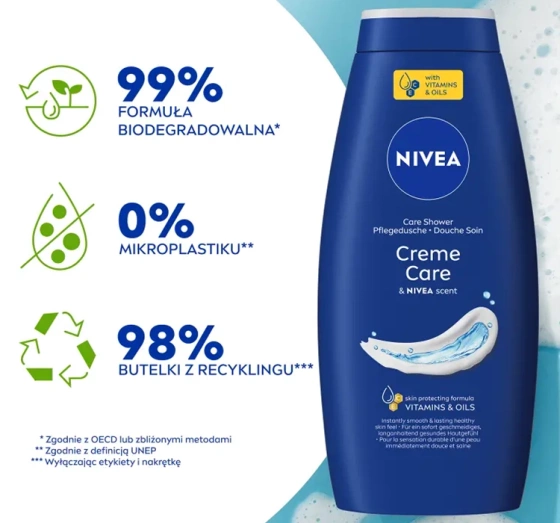NIVEA Creme Care pielęgnujący żel pod prysznic 750 ml