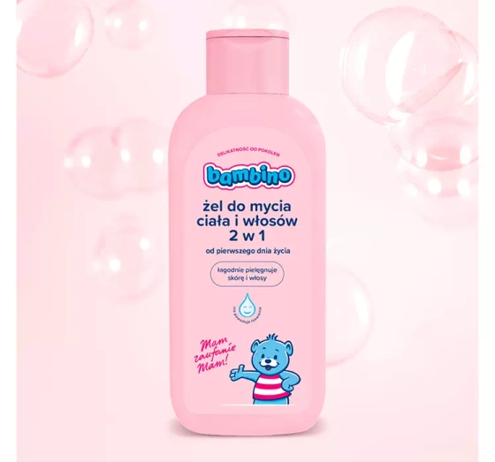 Bambino żel do mycia ciała i włosów 2w1 400 ml