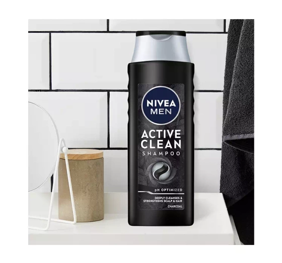 NIVEA MEN Active Clean szampon do włosów dla mężczyzn 400 ml