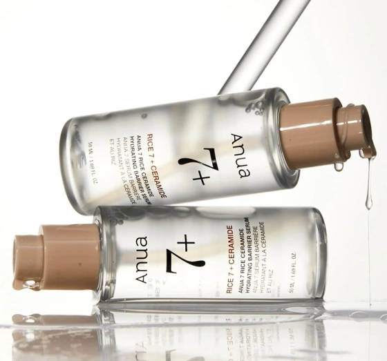 Anua Rice 7 Ceramide Hydrating Barrier Serum rozjaśniające serum do twarzy 50 ml
