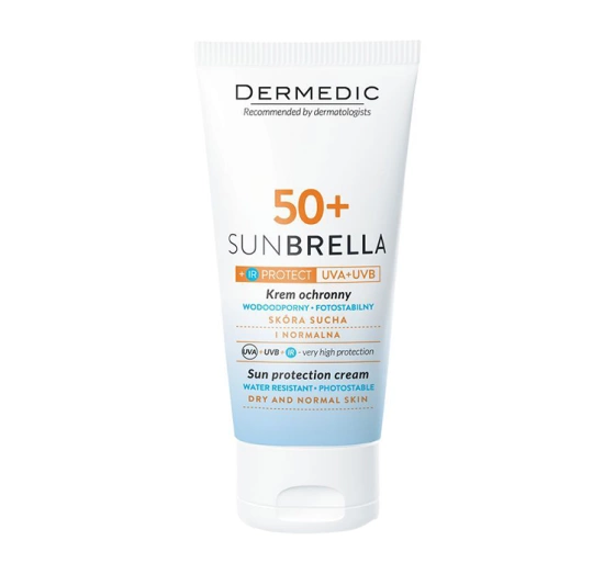 Dermedic Sunbrella ultralekki krem ochronny do skóry suchej i normalnej SPF50 40 ml