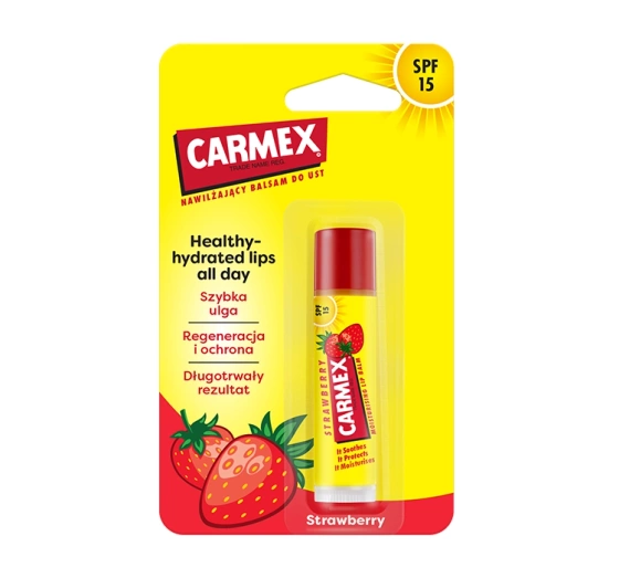 Carmex nawilżający balsam do ust w sztyfcie Strawberry 4,25 g