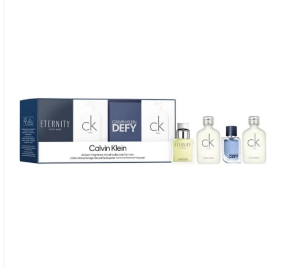 Calvin Klein woda toaletowa Eternity for Men 10 ml CK One 2 x 5 ml Defy 5 ml