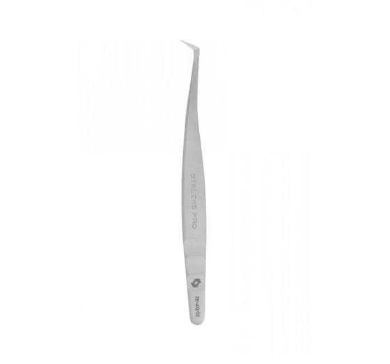 Staleks Pro Expert Lash Brow L-Shaped 65' profesjonalna pęseta do przedłużania rzęs TE-40/12