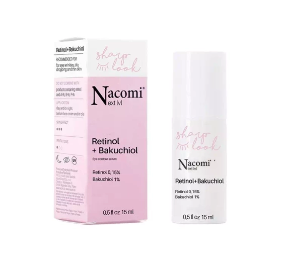Nacomi Next Level Sharp Look przeciwzmarszczkowe serum pod oczy 15 ml