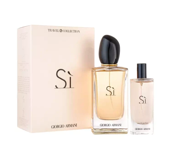 Armani Sì Travel Collection woda perfumowana spray 100 ml 15 ml