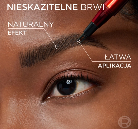 L'Oréal Paris Faux Brow marker do brwi z podwójną końcówką Light Brunette 1ml