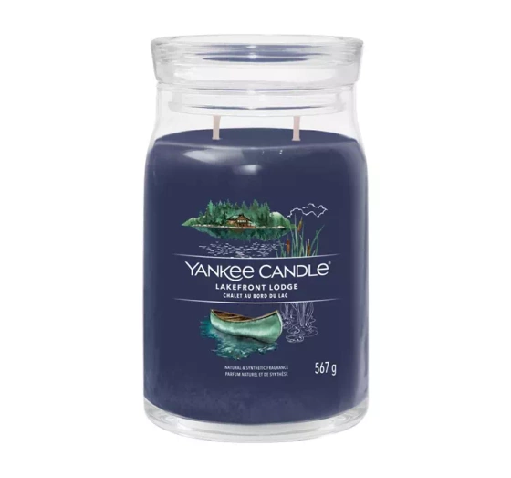 Yankee Candle Signature duża świeca zapachowa Lakefront Lodge 567 g