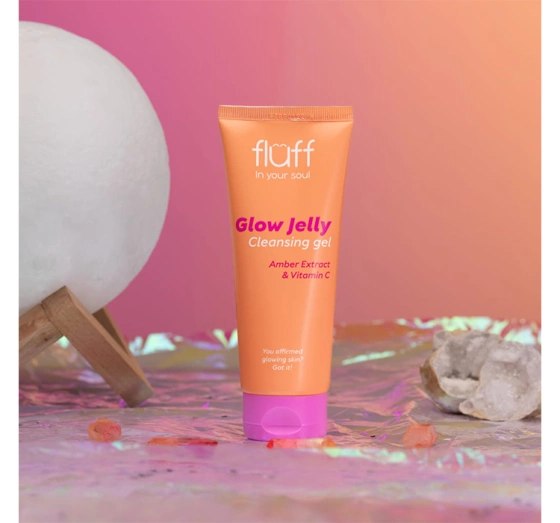 Fluff In Your Soul żel do mycia twarzy z bursztynem i witaminą C 100 ml