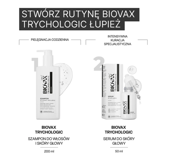 Biovax Trychologic Siwienie szampon do włosów 200 ml