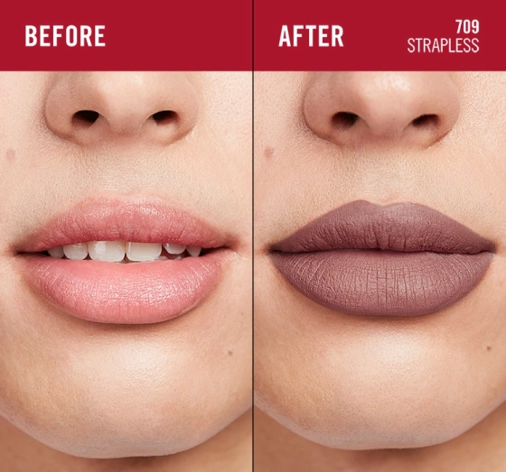 RIMMEL LASTING MEGA MATTE MATOWA POMADKA 709 STRAPLESS 7,4ML