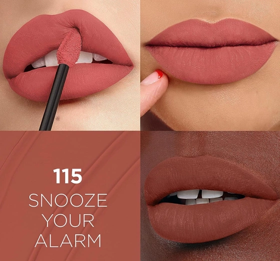 L'Oréal Paris Infaillible Matte Resistance matowa pomadka w płynie 115 Snooz Your Alarm 5 ml
