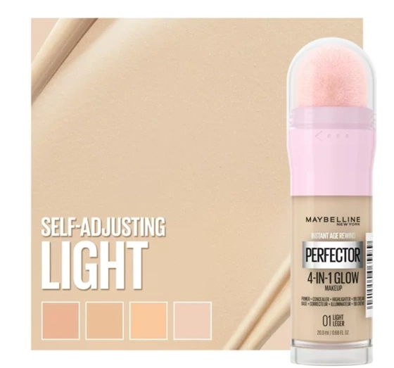 Maybelline Instant Anti Age Perfector rozświetlający podkład do twarzy 01 Light 20 ml
