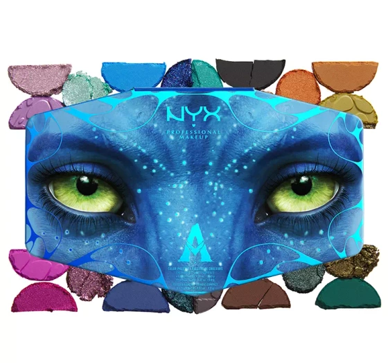 NYX Professional Makeup × Avatar paleta cieni do powiek 17,8 g