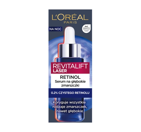 L'Oréal Paris Revitalift Laser serum na noc z czystym retinolem 30 ml