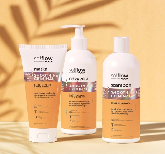 So!Flow emolientowo-proteinowa maska do włosów z tendencją do puszenia 200ml
