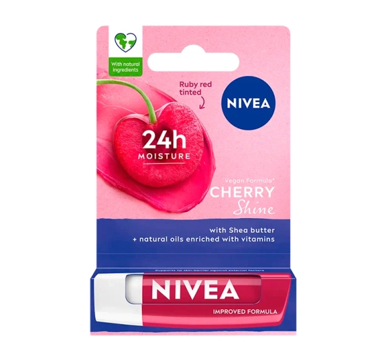 NIVEA pielęgnująca pomadka do ust Cherry Shine 4,8 g
