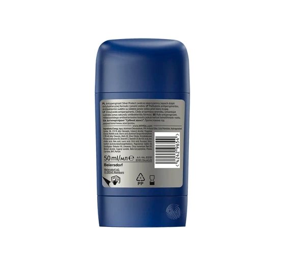 NIVEA MEN Silver Protect antyperspirant w sztyfcie dla mężczyzn 50 ml