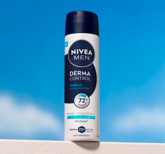 NIVEA MEN Derma Control antyperspirant w sprayu dla mężczyzn Defend 150 ml
