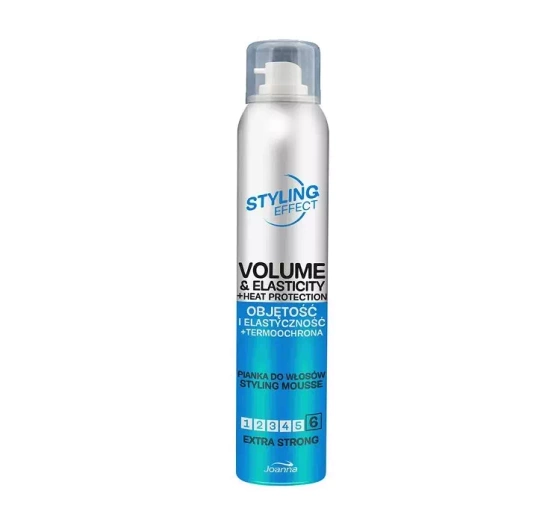 Joanna Styling Effect pianka do włosów objętość i elastyczność Extra Strong 150ml