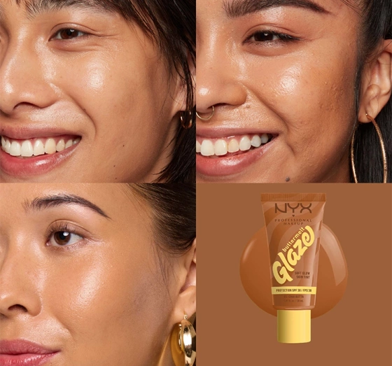 NYX Professional Makeup Buttermelt Glaze podkład w kremie SPF30 05 Chai Butta 30 ml