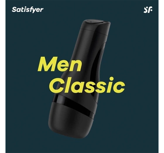 SATISFYER MEN CLASSIC BLACK MASTURBATOR DLA MĘŻCZYZN