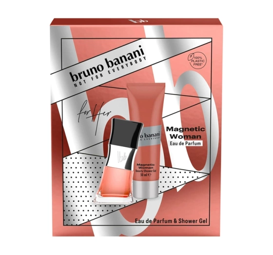 Bruno Banani Magnetic Woman woda perfumowana spray 30 ml żel pod prysznic 50 ml