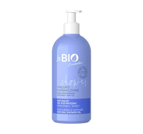 Bebio Hyaluro Bionawilżenie naturalny nawilżająco-kojący żel pod prysznic 350 ml