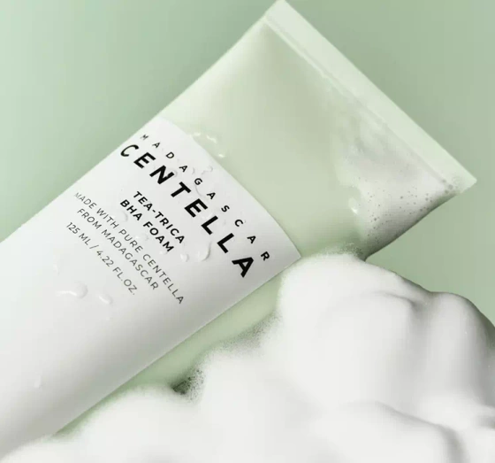 Skin1004 Tea-Trica BHA foam pianka do mycia twarzy 125ml