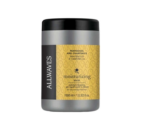 Allwaves nawilżająca maska do włosów suchych i zniszczonych 1000 ml