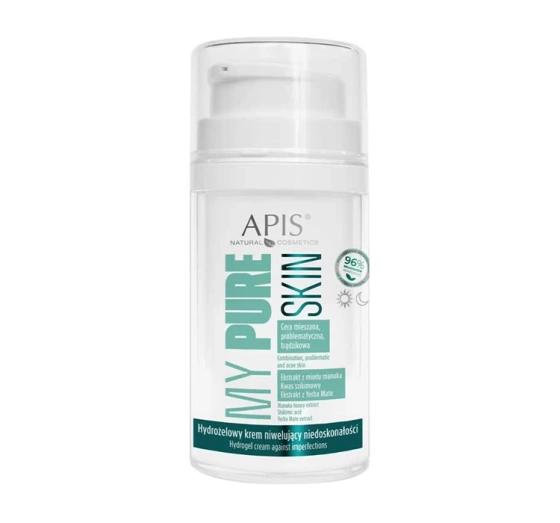 Apis My Pure Skin hydrożelowy krem do twarzy niwelujący niedoskonałości 50 ml