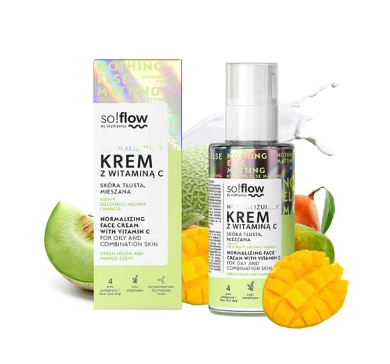 So!Flow normalizujący krem do twarzy z witaminą C 50ml