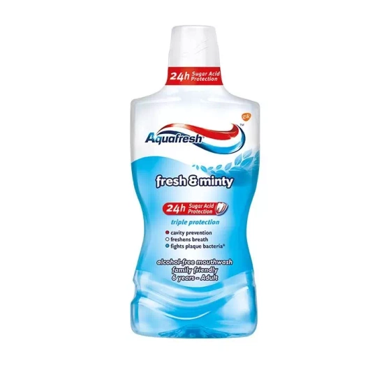 Aquafresh Triple Protection płyn do płukania jamy ustnej Fresh&Minty 500 ml