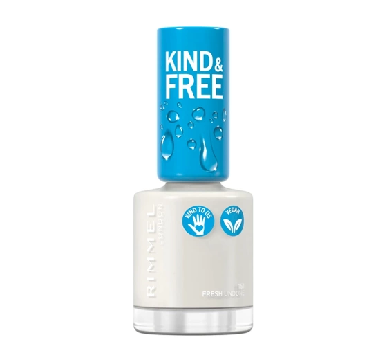 Rimmel Kind & Free wegański lakier do paznokci 151 Fresh Undone 8ml